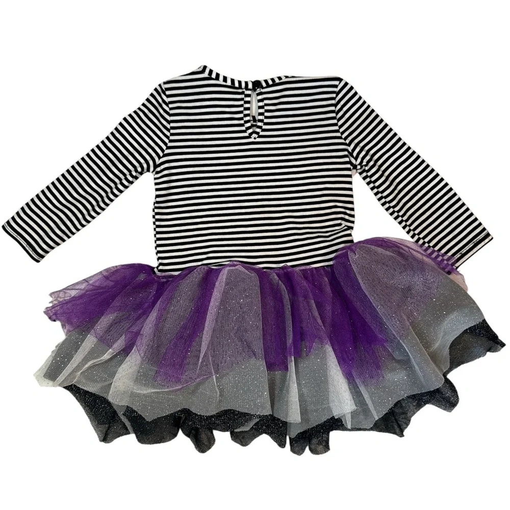 Emily Rose Baby Halloween Dress 18M Sugar Skull Pumpkin Tutu Black Purple